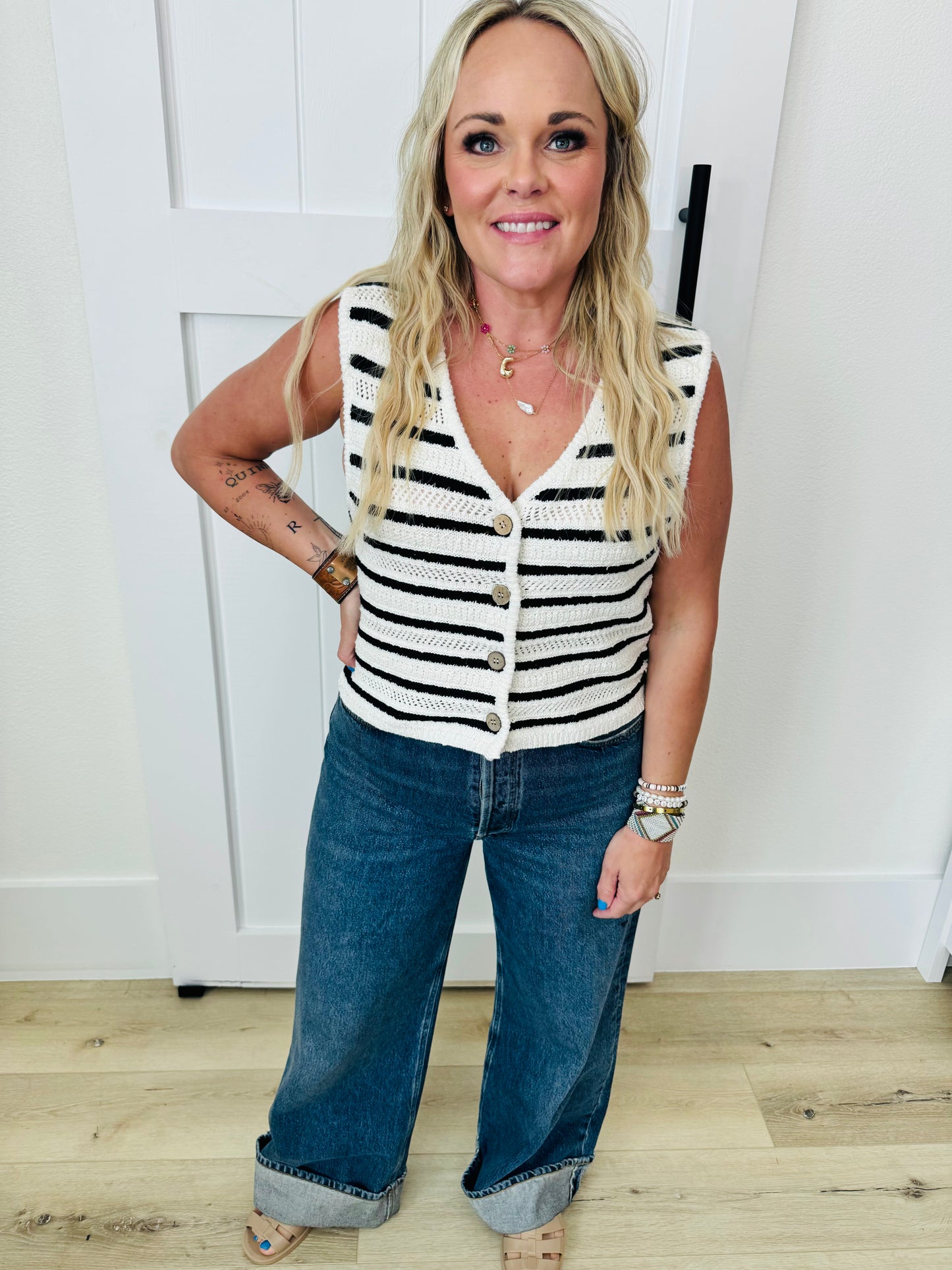 Striped Vest