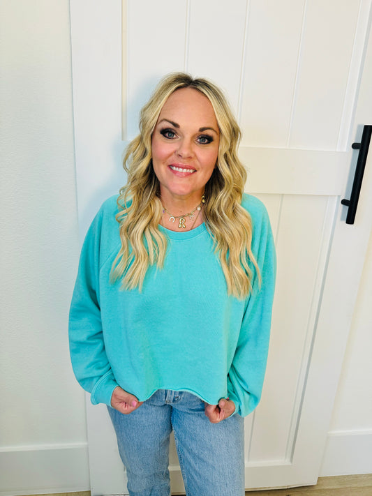Laid Back Crop Sweatshirt