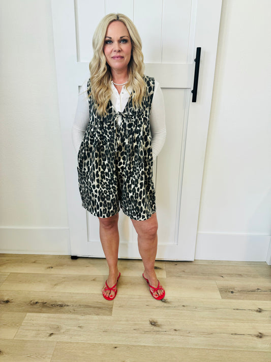 Cheetah Charm Romper