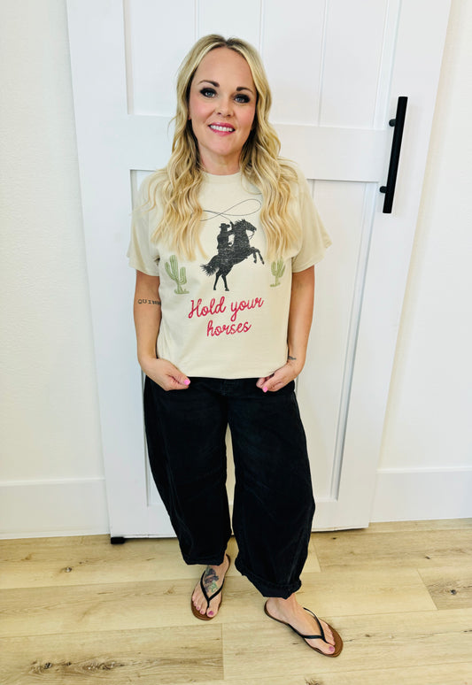Hold Your Horses Graphic Tee