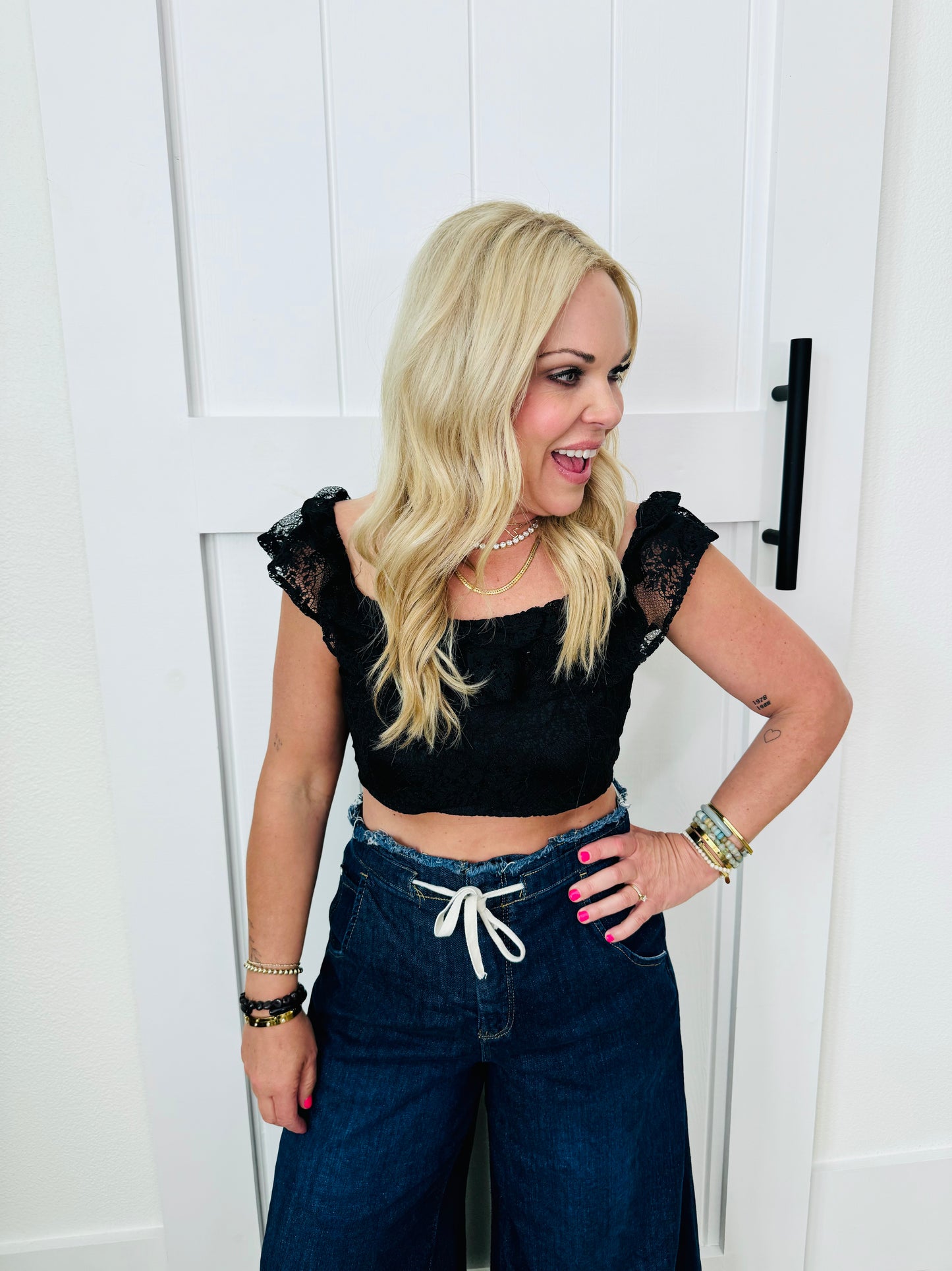 Ruffle Crop Top