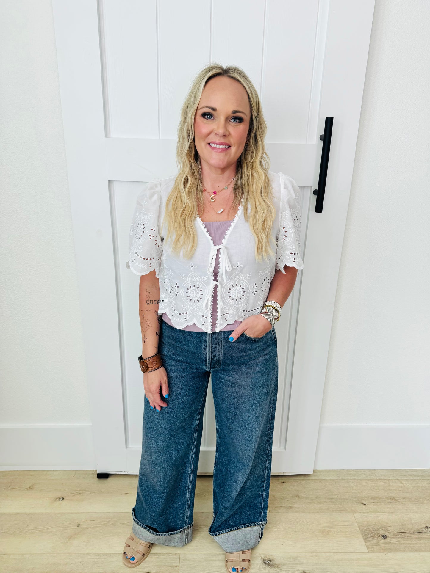 Luna Tie Top
