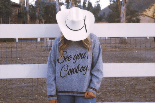 See You Cowboy Sweater
