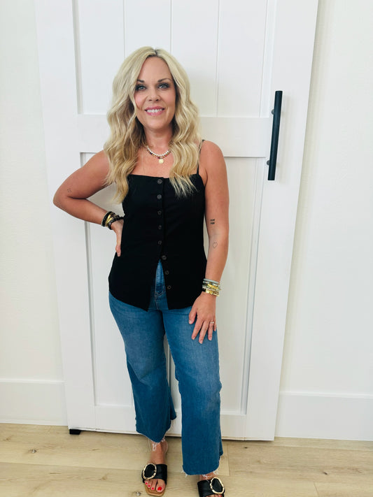 The Capri Linen Tank