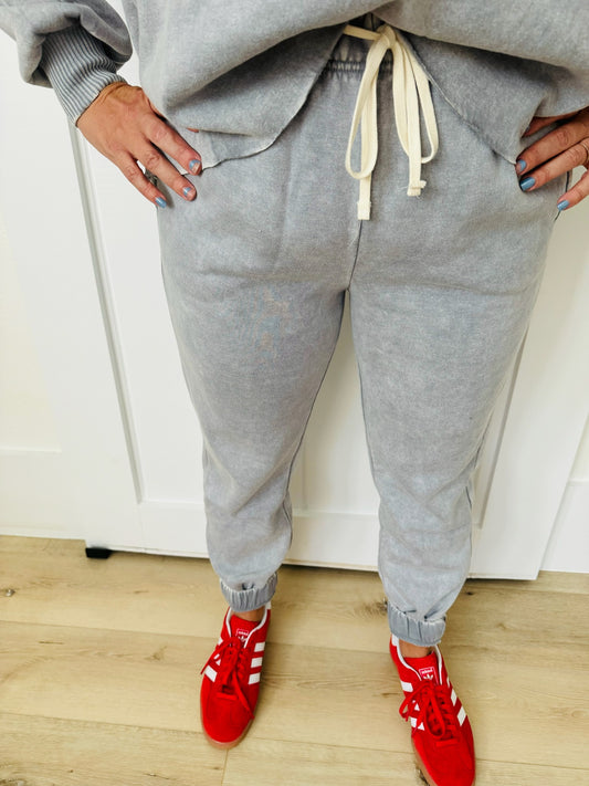 Acid Wash Fleece Sweatpants